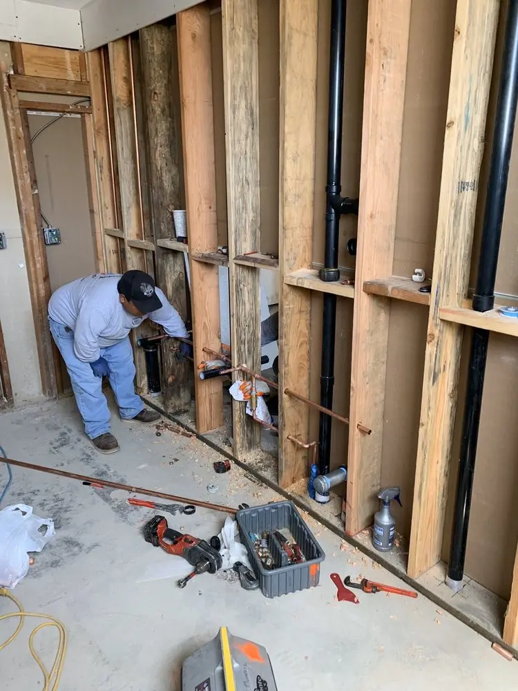 Commercial rough-in plumbing for Gas Line Repair in Marilla